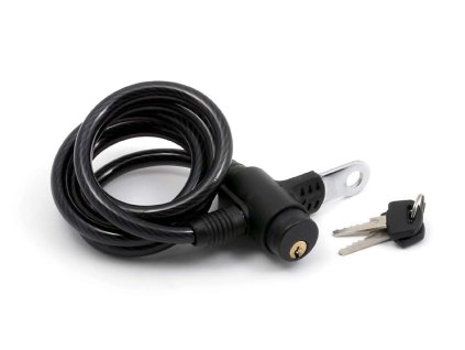 Zámek Author ASL-51 klič spir (8x1000mm)  kouřová