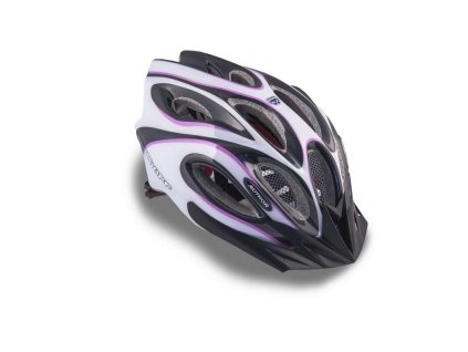 Přilba Author Skiff Inmold 144 fialová/černá/bílá 2022
