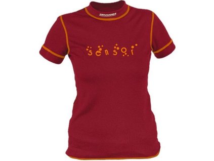 Triko Sensor dětské Double Face Evo - červené
