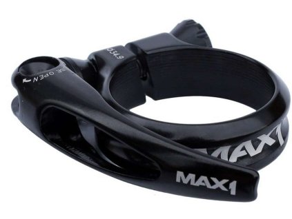 Sedlová objímka MAX1 Race 34,9 rychloupínací černá