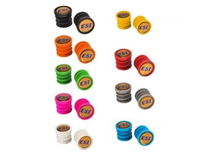 Koncovky řídítek ESI Grips (Velikost Šedá / Gray, Rok 2018)