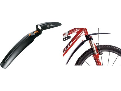 Blatník SKS SHOCKBOARD, přední (Velikost černá)