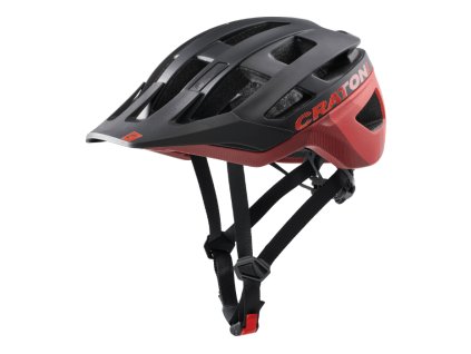 Přilba Cratoni AllRace Black-Red Matt 2024 (Velikost M-L (56-61 cm), Rok 2024)