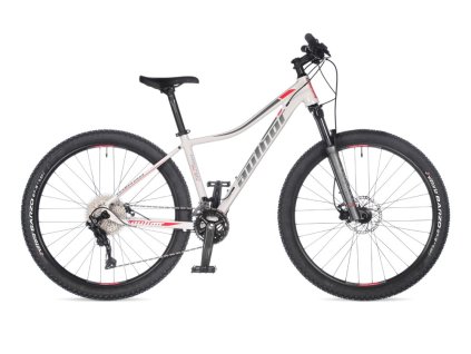Author Traction ASL 27,5 2022 bílá/stříbrná/červená (Velikost 14", Rok 2022)