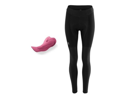 Kalhoty Kalas Pure Z zateplené + sedlo | černé | DÁMSKÉ (Velikost 1)