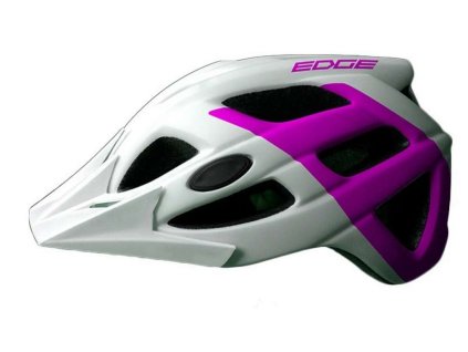 Přilba Rock Machine Edge bílá/růžová 2021