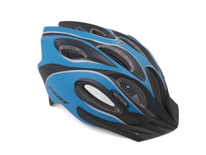 Přilba Author Skiff Inmold 192 modrá-neonová/černá 2022 (Velikost 52-58 cm)