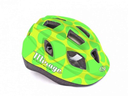 Přilba Author Mirage Inmold 198 žlutá/zelená 2022 (Velikost 48-54 cm)