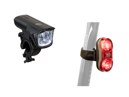 Světlo Author sada Xray 150 lm / Duplex X7  20lm černá