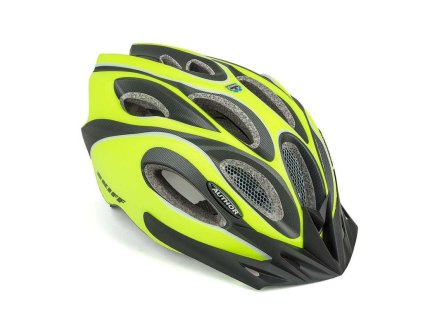 Přilba Author Skiff Inmold 171 žlutá neonová/černá 2022 (Velikost 52-58 cm)