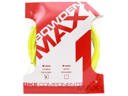 Bowden MAX1 brzdový 5mm fluo žlutá 3m
