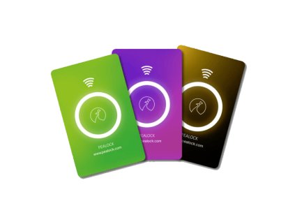 Pealock NFC karta (Velikost černá)