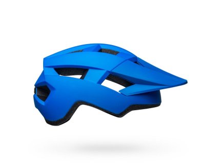 bell spark mips mountain bike helmet matte gloss blue black right