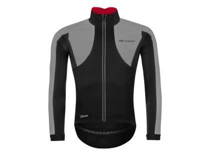 Bunda FORCE X100 zimní černá-šedá pánská (Velikost S)