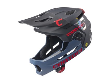 detska helma cratoni madcat mips gunmetal red matt s m 49 56cm 1