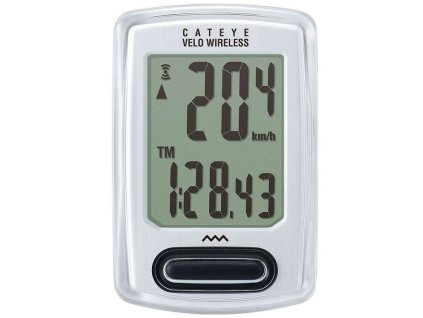 Cyklopočítač Cateye Velo Wireless (VT230W) bílá