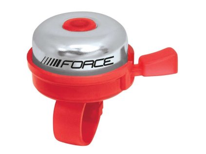 Zvonek Force Klasik Fe/plast 22,2mm, červený