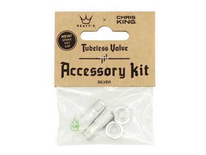 Peaty'S X Chris King (MK2) accessory kit SILVER (PTV2-ACCS-SIL-12)