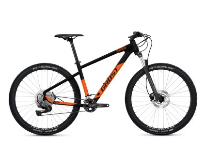 Ghost Kato Advanced 27.5 Black / Orange Matt 2022 (Velikost XS (145-160cm), Rok 2022)