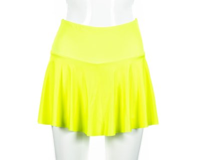 Sukýnka se šortkami Crussis NEON YELLOW (Velikost XS)