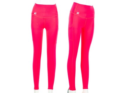 Legíny Crussis dámské NEON PINK (Velikost XS)
