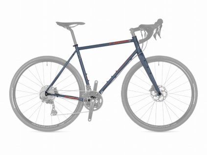 Author Rám+vidlice Ronin SL 2023 šedá-matná/červená (Velikost 50, Rok 2023)