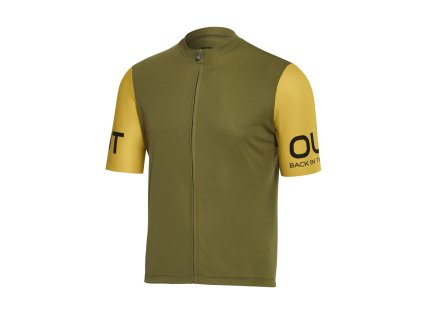 Dres Dotout GREVIL SAGE GREEN-OCRA YELLOW (A23M190563) (Velikost S)