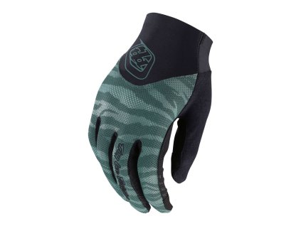 Rukavice Troy Lee Designs ACE 2.0 dámské TIGER STEEL GREEN (43693901) (Velikost S)