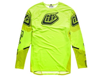 Dres Troy Lee Designs SPRINT LS ULTRA SEQUENCE FLO YELLOW (35693400) (Velikost S)