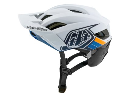 Přilba Troy Lee Designs FLOWLINE SE MIPS BADGE LIGHT GRAY / CHARCOAL (11056803) 2024 (Velikost XS-S)