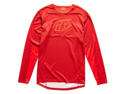 Dres Troy Lee Designs SPRINT LS ICON FIRE ORANGE (32392904)