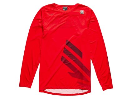 Dres Troy Lee Designs SKYLINE LS SRAM EAGLE ONE FIERY RED (34148400) (Velikost S)