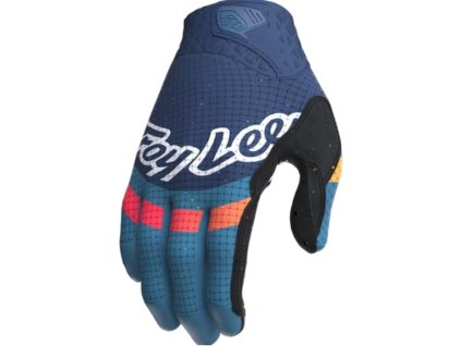 Rukavice Troy Lee Designs AIR PINNED BLUE (40450501) (Velikost S)