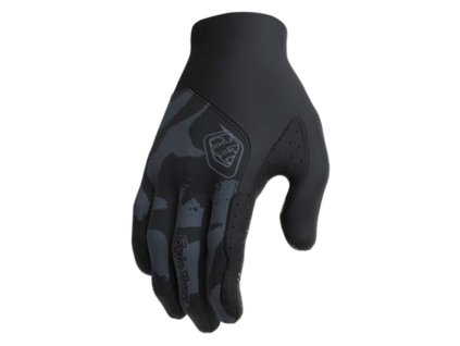 Rukavice Troy Lee Designs FLOWLINE CAMO BLACK (44291100) (Velikost S)