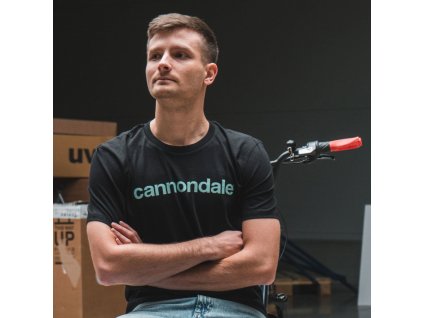 Tričko Cannondale LIFESTYLE BLK/CMT (Velikost S)