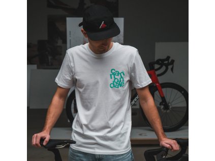 Tričko Cannondale LIFESTYLE WHT/TRQ (Velikost XS)