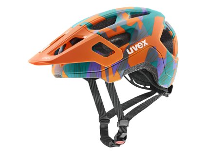 Přilba Uvex REACT JR. PAPAYA CAMO MATT 2025