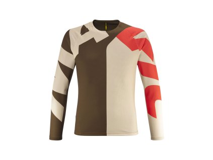 Dres Mavic DEEMAX ENDURO LS LETTERS/DESERT PALM (T000484) (Velikost S)