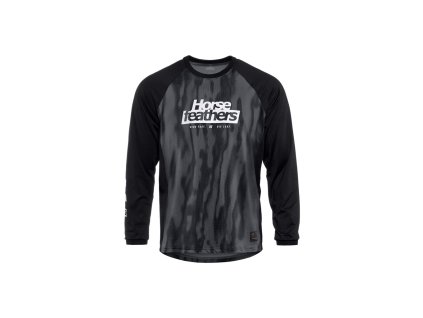 Dres Horsefeathers SPIKE LS (halftone/black) (Velikost S)