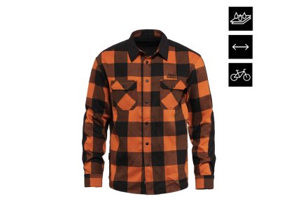 Technická bike košile Horsefeathers PROM (burnt orange) (Velikost XS)