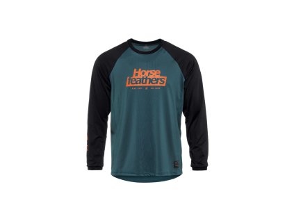Dres Horsefeathers SPIKE LS (petrol/black) (Velikost S)