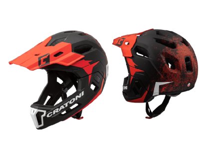 Přilba Cratoni C-Maniac 2.0 MX black-red matt 2024 (Velikost S-M (52-56 cm), Rok 2024)
