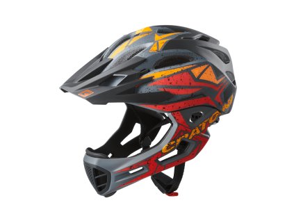 c maniac pro black red orange matt