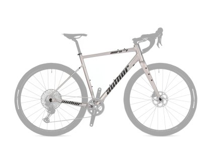 AUTHOR Rám+vidlice Aura XR7 2025 titan-matná/černá (Velikost 50, Rok 2025)