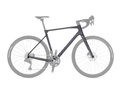 AUTHOR Rám+vidlice Guru 3.0 2025 šedá-matná/černá (Velikost 48, Rok 2025)