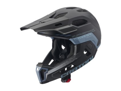 Přilba Cratoni C-Maniac 2.0 MX Black-Blue Matt 2026 (Velikost S-M (52-56 cm), Rok 2026)