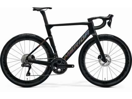 Merida REACTO 8000 Silk Black(Glossy Dark Silver) 2026 (Velikost M, Rok 2026)