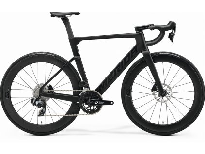 Merida REACTO 7000 Silk Black(Glossy Dark Silver) 2026 (Velikost S, Rok 2026)