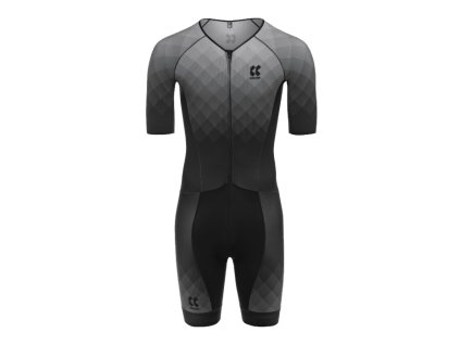 Kombinéza Kalas TRI Perform Z1 kr. rukáv šedá (Velikost 2)