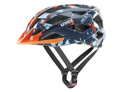 Přilba Uvex Air Wing 2 PAPAYA-BUBBLE BLUE (S4146640100) 2026 (Velikost 50-54 cm)
